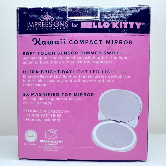 Impressions Vanity Company for Hello Kitty Kawaii Compact Mirror - Picture 2 of 2